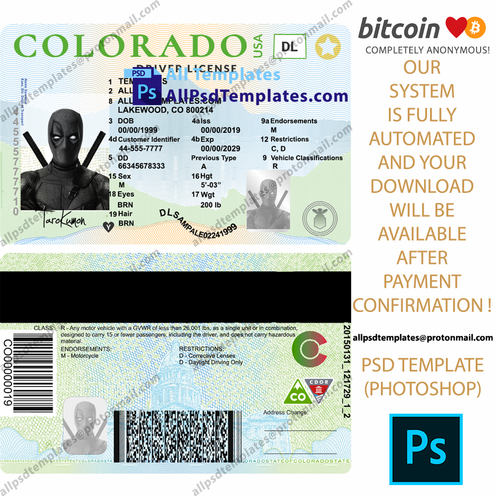 Drivers License Template Software